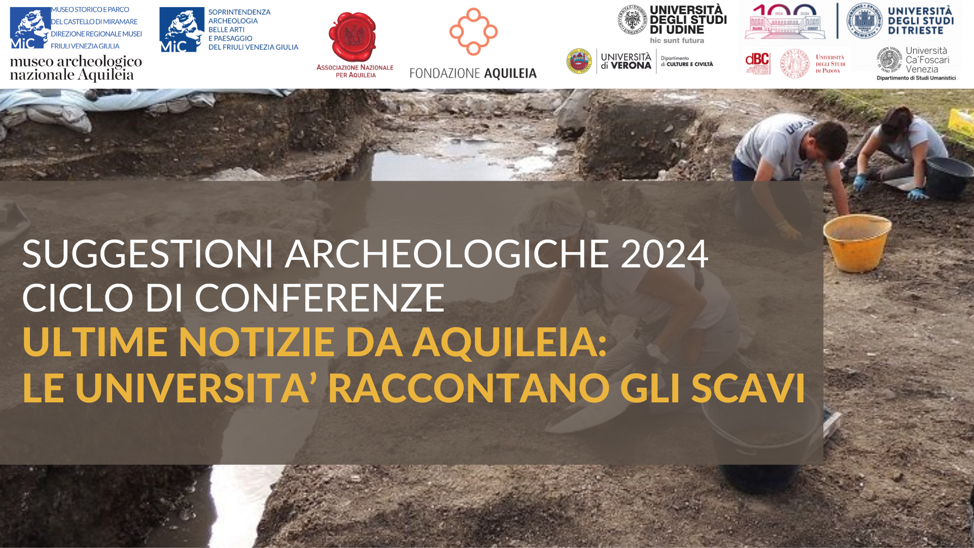SUGGESTIONI ARCHEOLOGICHE 2024 - Ciclo di conferenze